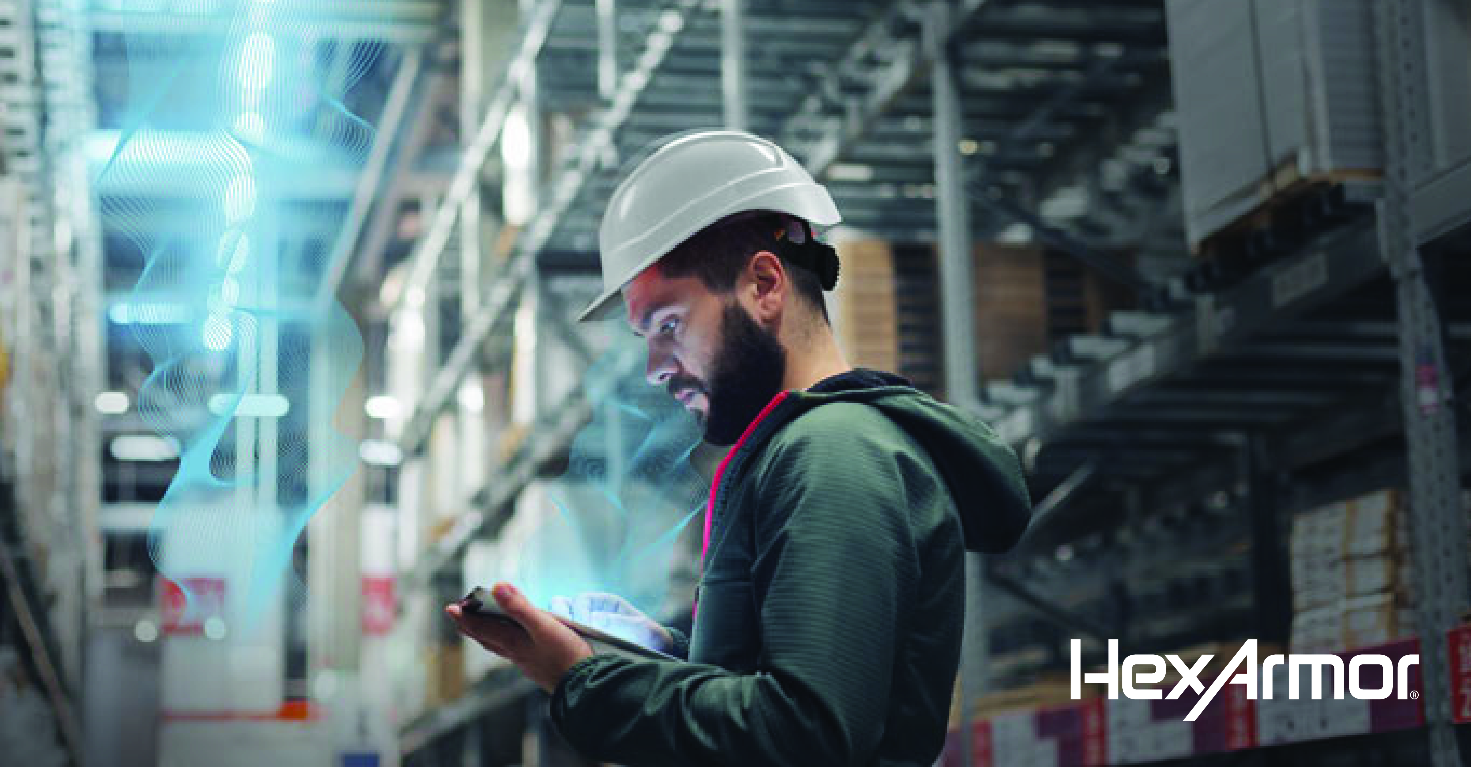 Warehouse employee has success with blue light safety glasses