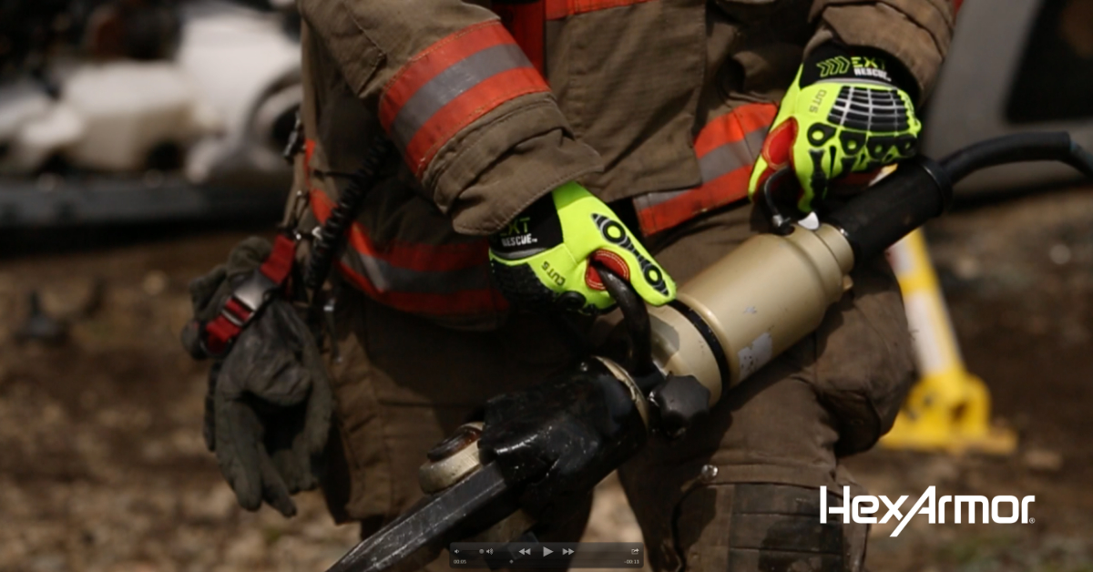 EXT Rescue® 4012 saves workers hands