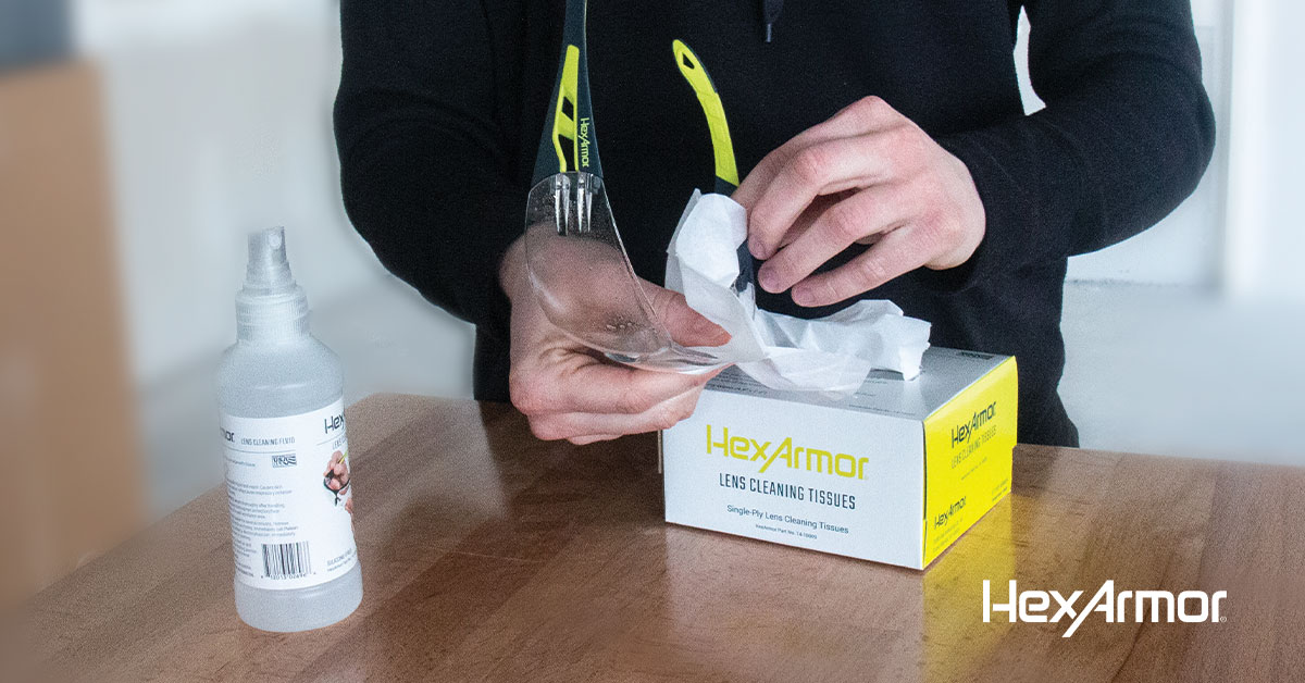Five easy steps to clean and care for your safety glasses