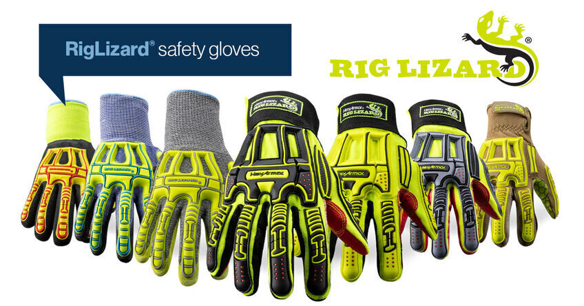Click to shop HexArmor's Rig Lizard safety glove line up. 