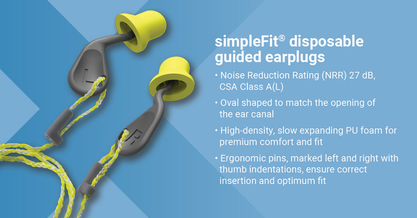 simpleFit disposable earplugs offer several comfort and compliance benefits.