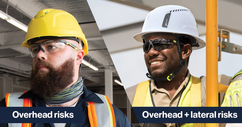 Choosing between a type 1 and type 2 safety helmet depends on your environment.