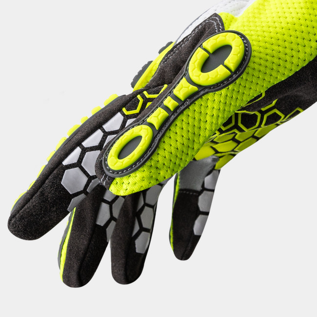 Side view of the Chrome Oasis® 4035IMP breathable impact-resistant work gloves.