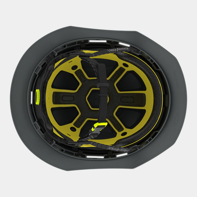 Ceros XT400 with Mips safety system in grey suspension image