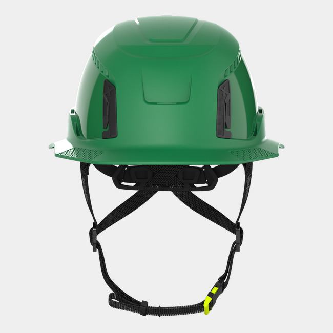 Ceros XT400 with Mips safety system in green frontview image