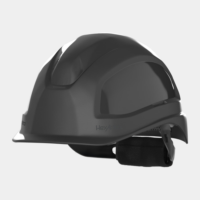 Ceros XP250E black class e safety helmet.