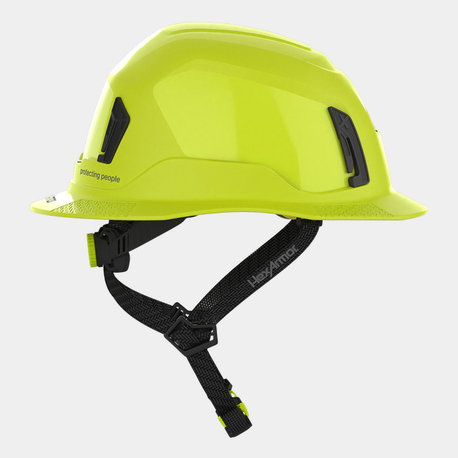 Ceros XT400E hi-vis yellow sideview image