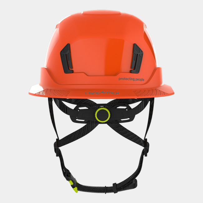 Ceros XT400 hi-vis orange rearview image
