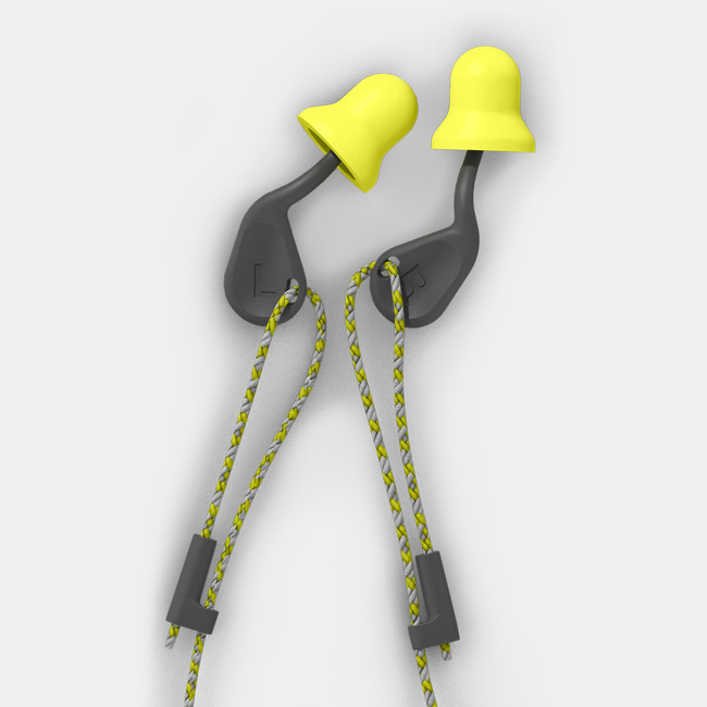 simpleFit disposable guided earplugs // corded under image