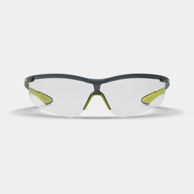 VS250 scratch-resistant safety glasses as shown from the front.
