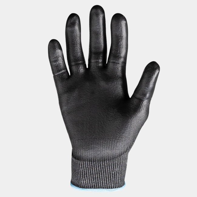 Palm view of the Helix 3058 seamless safety gloves.
