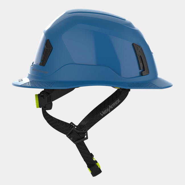 Ceros XT400E with Mips safety system in blue sideview image
