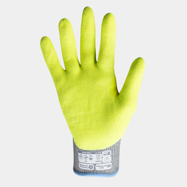 Back-of-hand view of the Helix 3014IMP eco-friendly impact gloves.