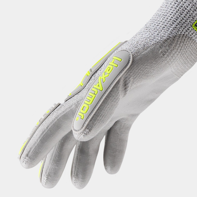 Side view of Helix 1074IMP seamless gloves, showcasing the seamless knit.
