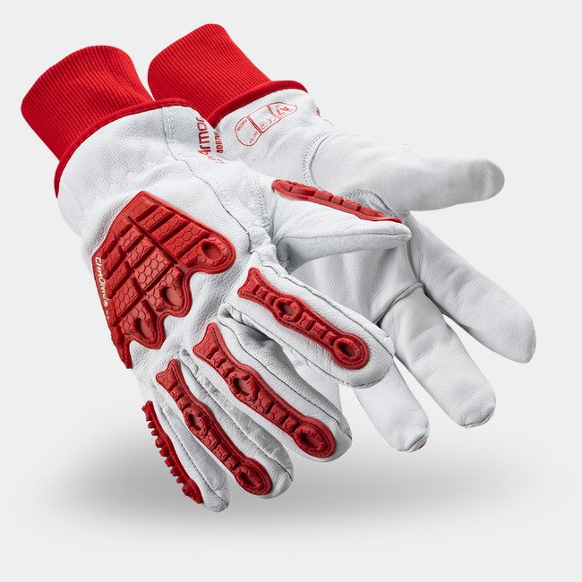Chrome SLT 4067W thinsulate leather gloves as they might appear on your hands.