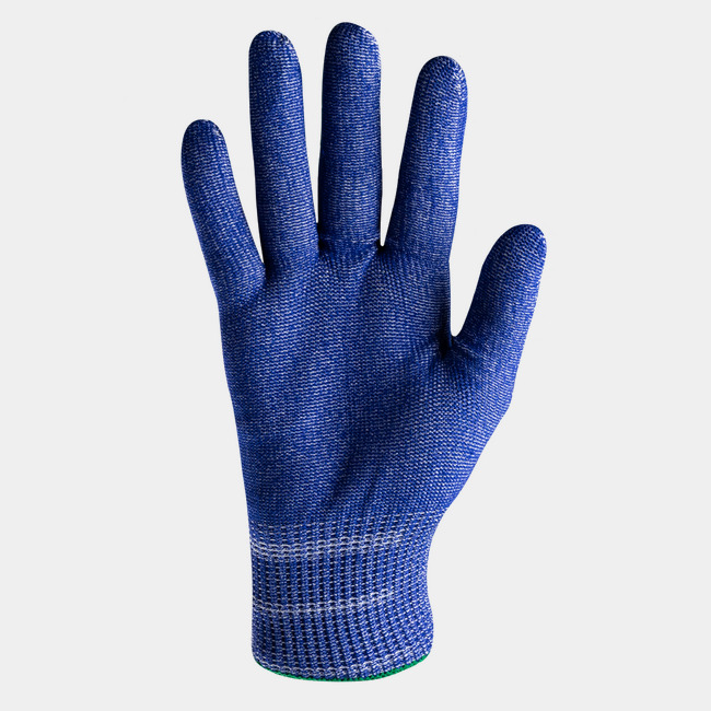 Palm view of Helix 3033 food safe gloves.