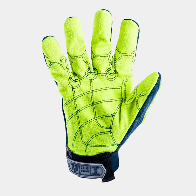 Palm view of Chrome Series 4027 cut and impact resistant gloves showing the durable TP-X grip.