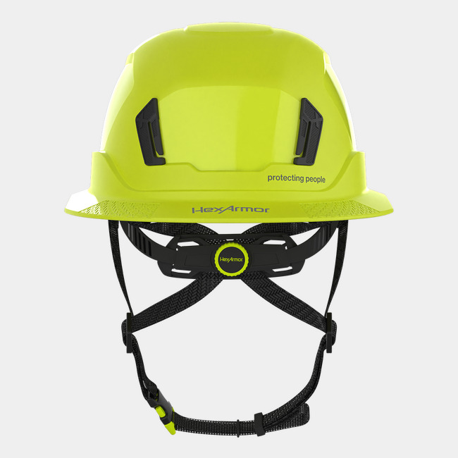 Ceros XT400E hi-vis yellow rearview image