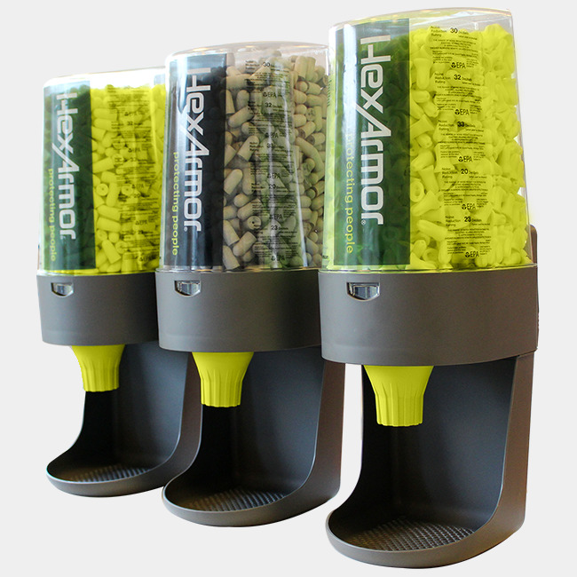 Turn2 refillable earplug dispenser float image