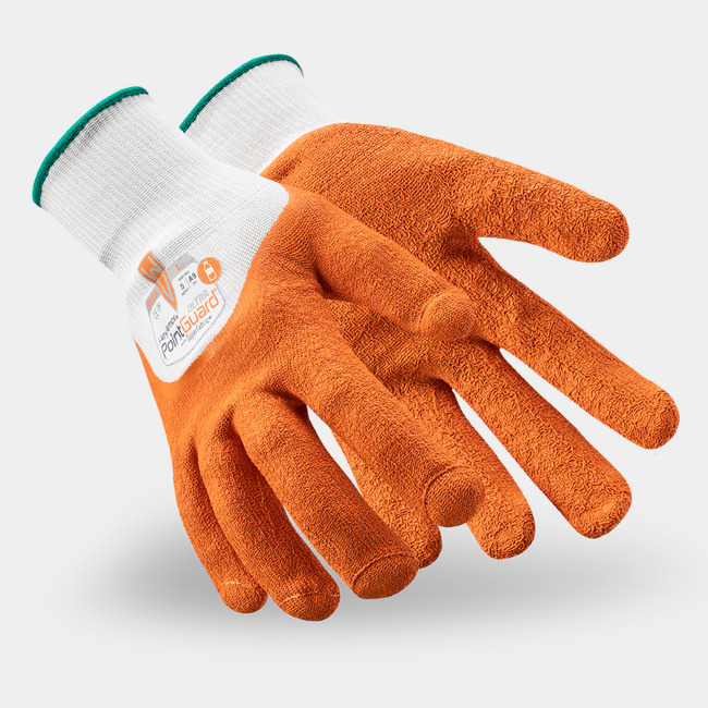 View of PointGuard Ultra 9035 needle-resistant work gloves as they might appear on your hands.