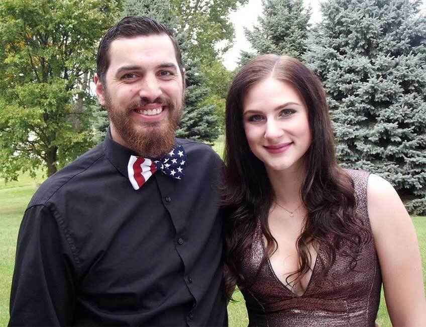 Jordan Pier and his wife