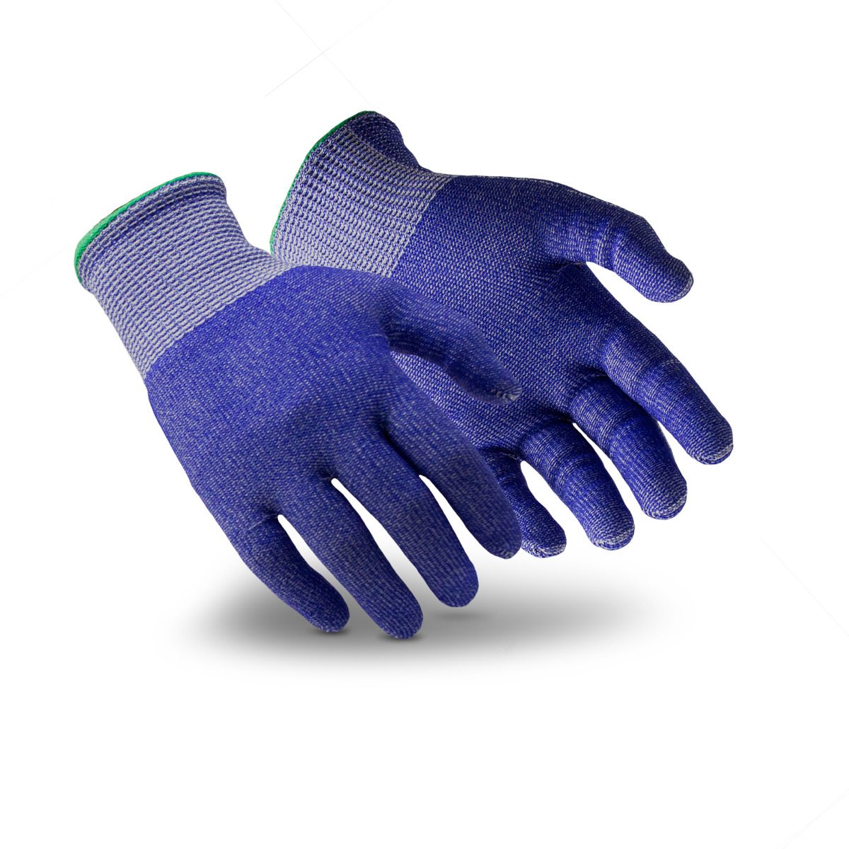 Blue Helix 3033 food safe gloves shown side by side as they might appear on your hands.