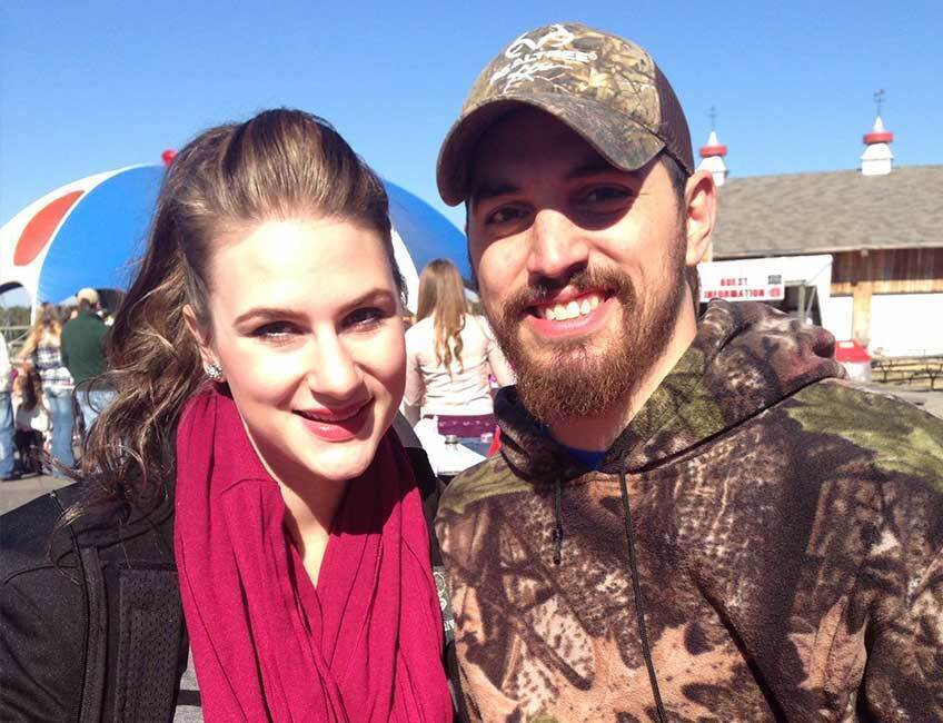 Jordan Pier and his wife