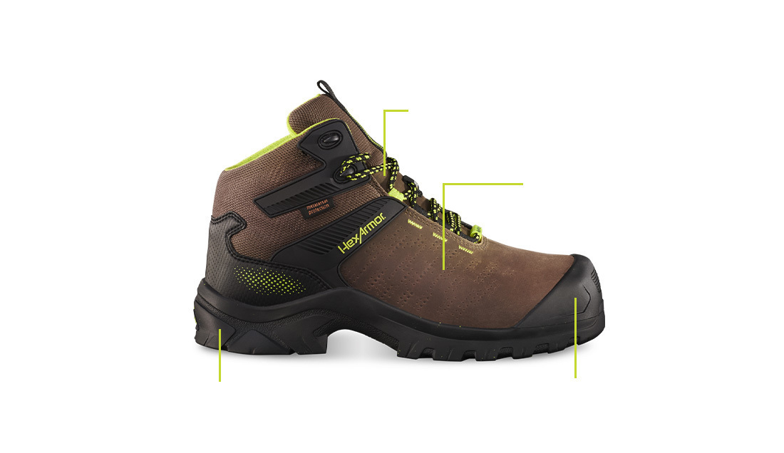 Xbase met brown boot