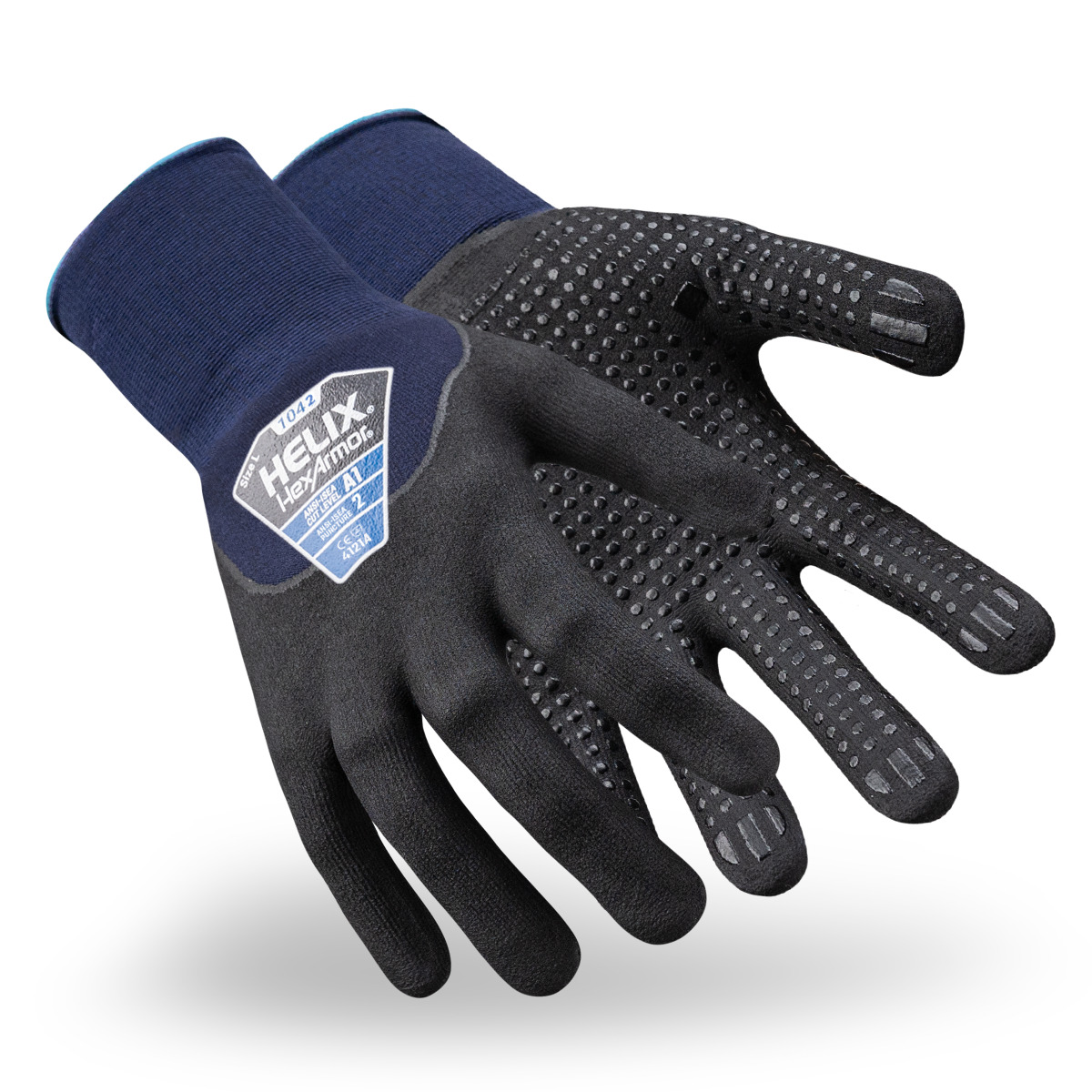 Made with recycled polyester material, this glove is environmentally friendly while still remaining durable and flexible.